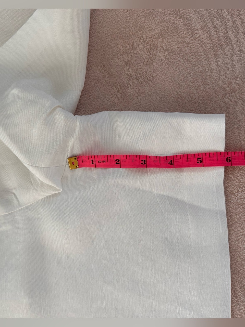 Lauren Ralph Lauren Pleated High-Rise Linen Blend Twill Shorts Size 10 NWOT - Picture 6 of 6